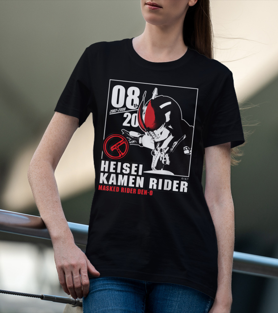 08th 2007-2008 Heisei Kamen Rider Masked Rider Den-O T-Shirt