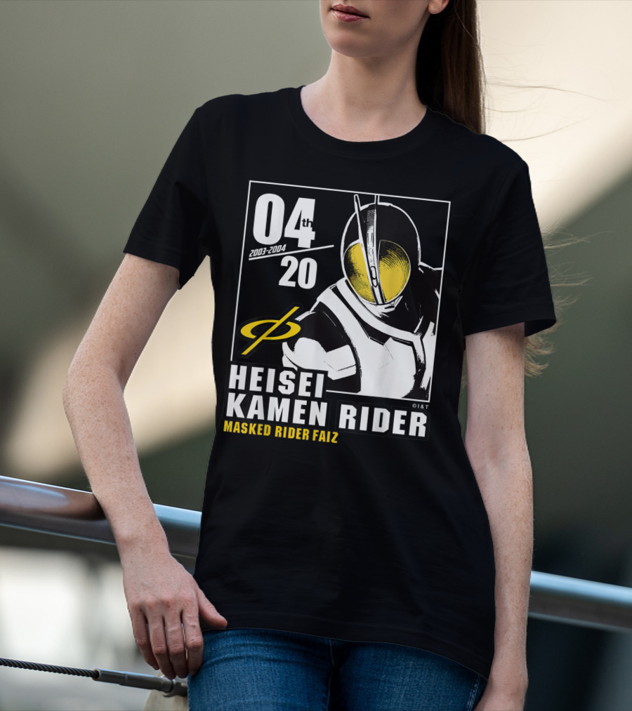 04 2003-2004 Heisei Kamen Rider Masked Rider Faiz T-Shirt