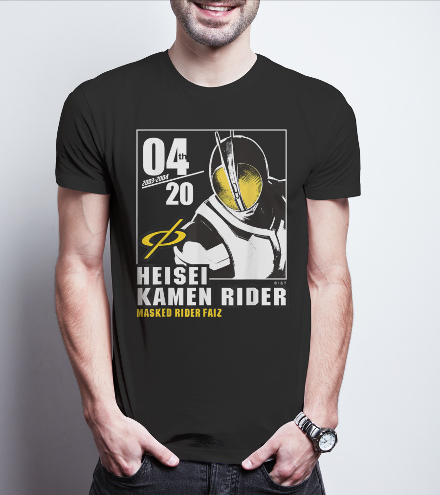 04 2003-2004 Heisei Kamen Rider Masked Rider Faiz T-Shirt