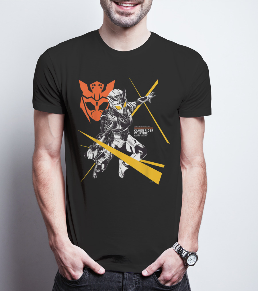 Kamen Rider Valkyrie Rushing Cheetah Zero-One Crossover T-Shirt