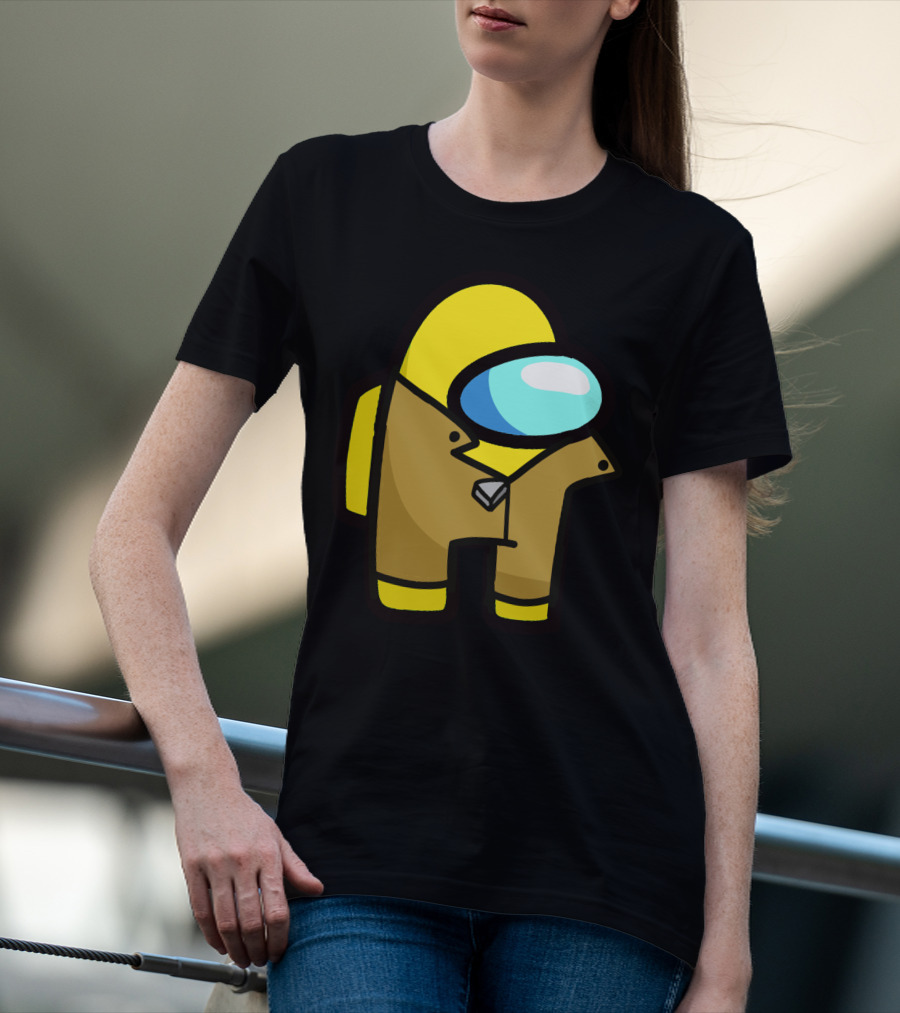Among Us Character Yellow Detective Crewmate T-Shirt