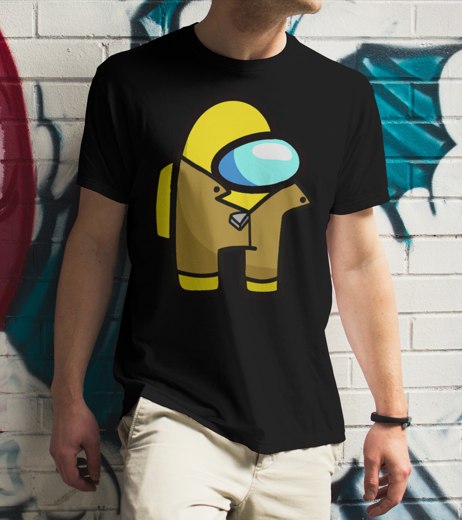 Among Us Character Yellow Detective Crewmate T-Shirt