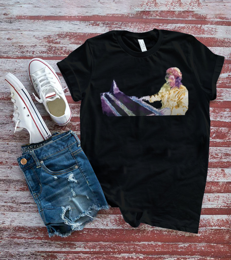 Get High Psychedelic Piano Player T-Shirt