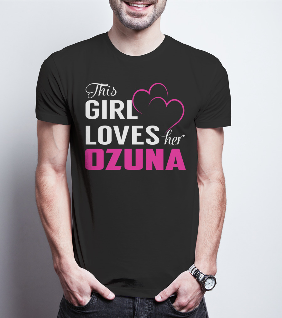 This Girl Loves Her OZUNA Heart T-Shirt