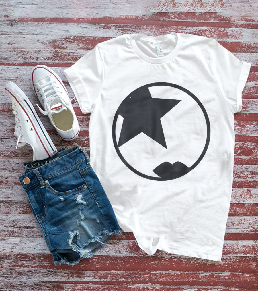 KISS Starchild Star Lips Circle T-Shirt