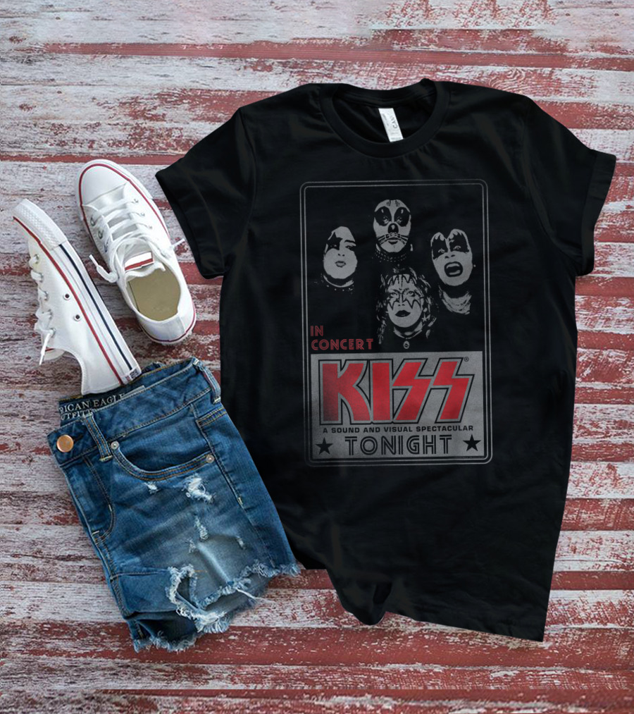 IN Concert Kiss A Sound And Visual Spectacular Tonight T-Shirt