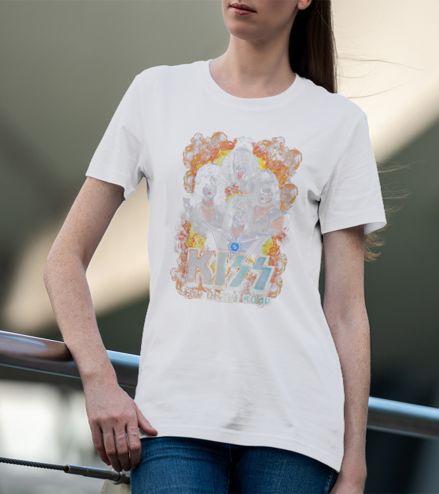 Kiss End Of The Road Creatures Of The Night Vintage Unmasked T-Shirt