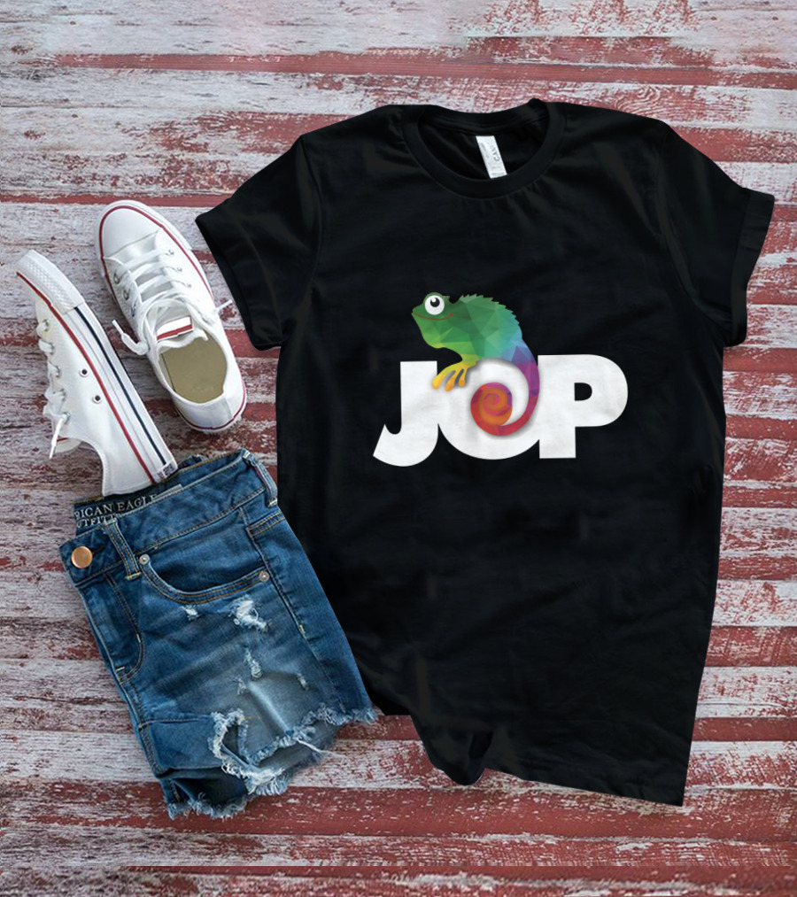 JOP Colorful Chameleon Logomerch T-Shirt