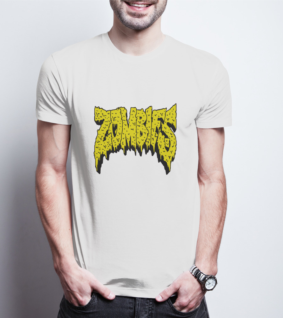 Flatbush Zombies Iconic Yellow Gooey Text T-Shirt