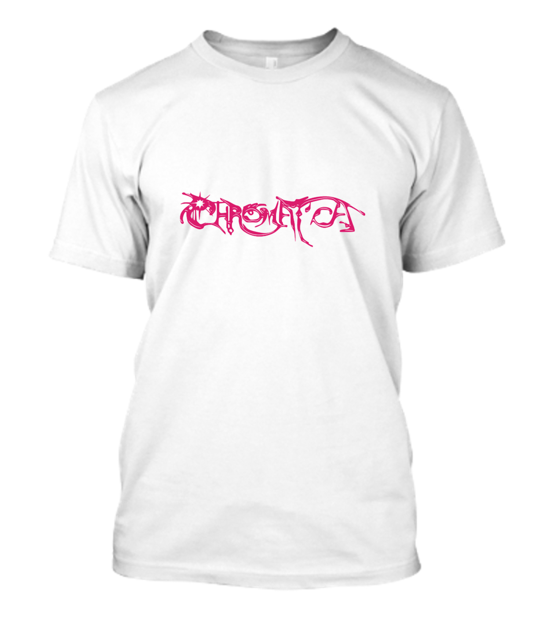 Chromatica Lady Gaga Stylized Pink Font T-Shirt
