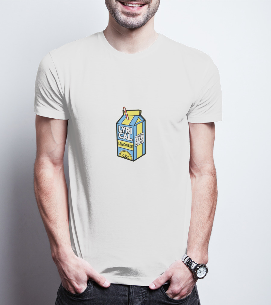 Lyrical Lemonade 100% Real Music Carton T-Shirt