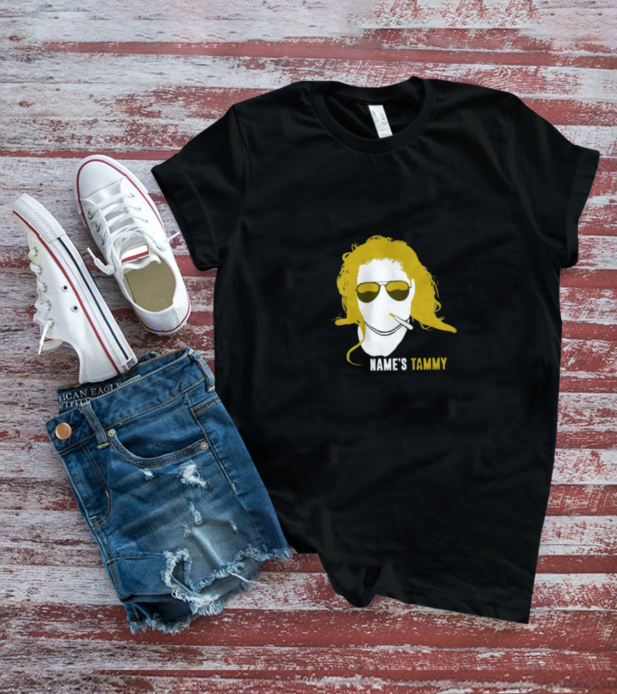 NAME'S TAMMY Trailer Trash Tammy Sun Glasses Cigarette T-Shirt
