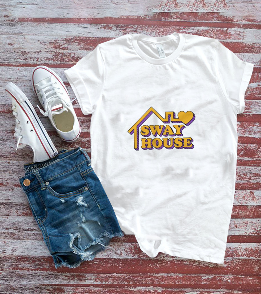 Sway House Yellow And Purple Heart T-Shirt