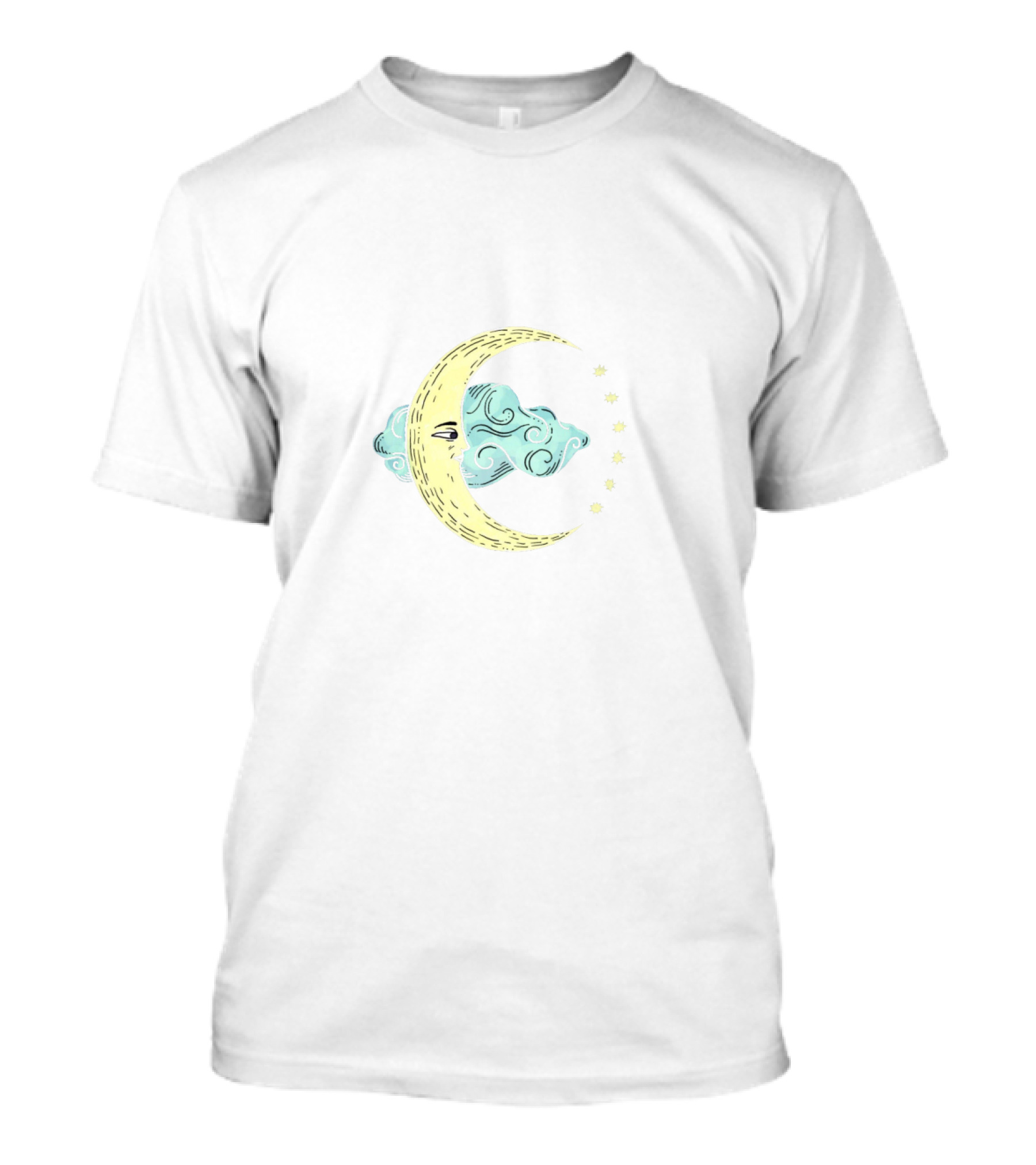 Neck Deep Celestial Moon And Stars T-Shirt
