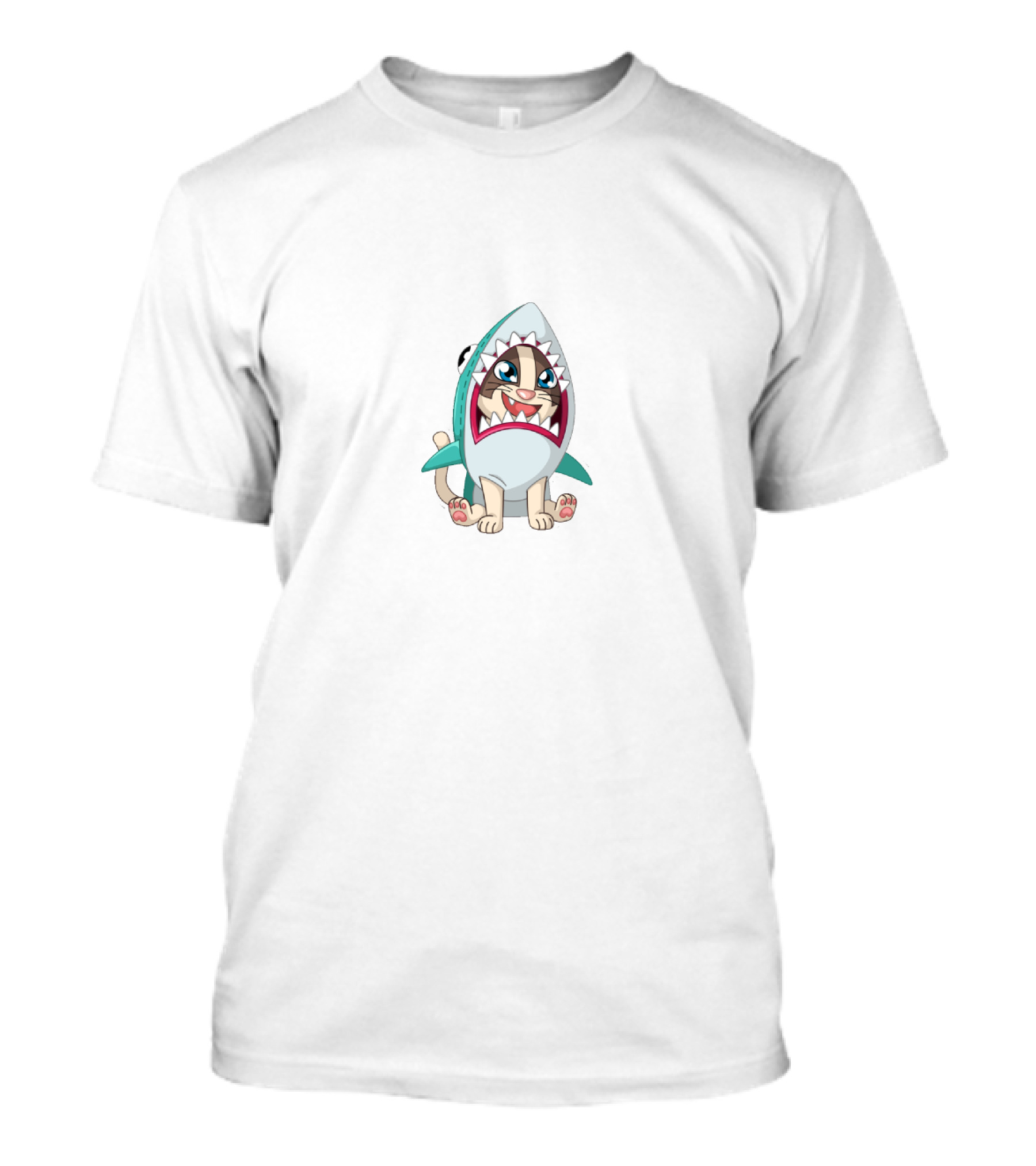 Jauz Cat In Shark Costume T-Shirt