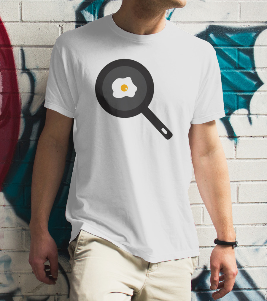 Pan With Fried Egg Cooking T-Shirt