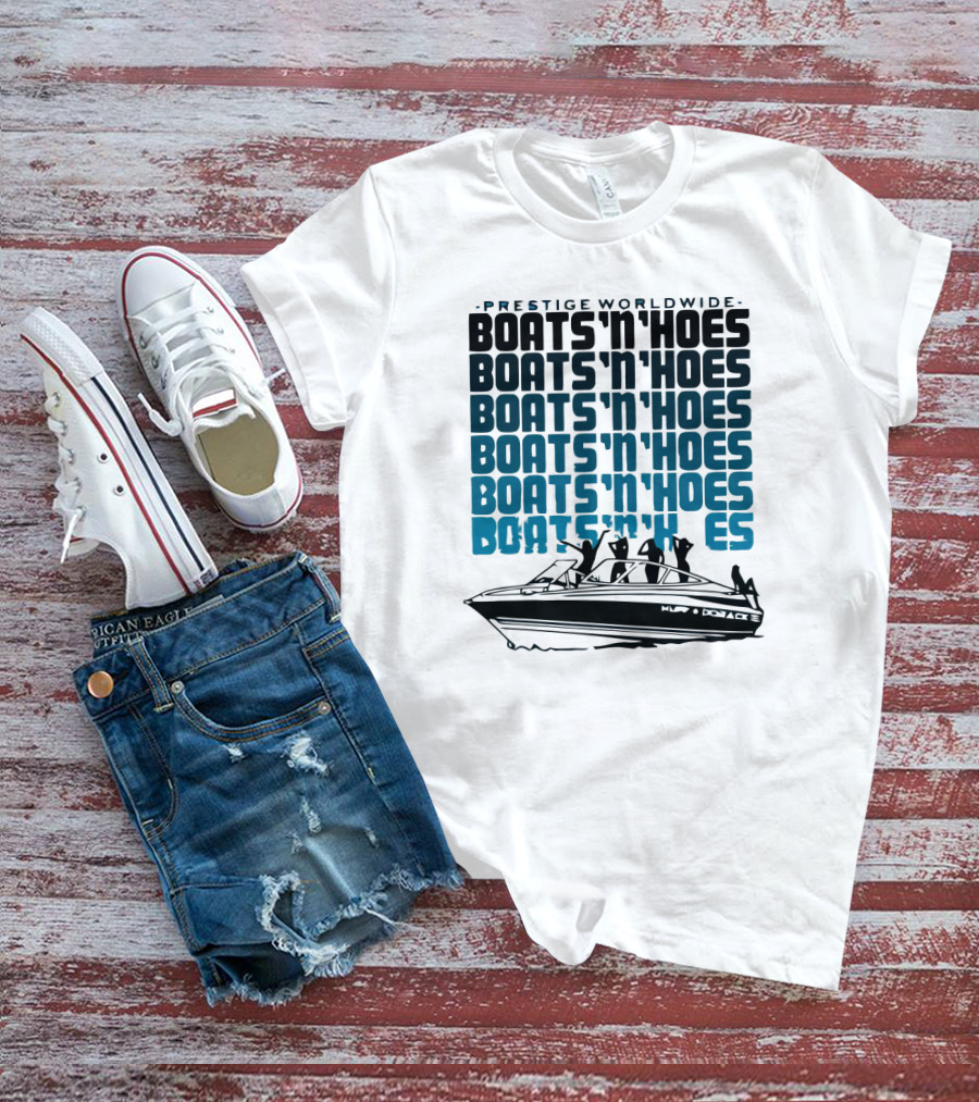 Prestige Worldwide Boats 'N' Hoes Boat T-Shirt