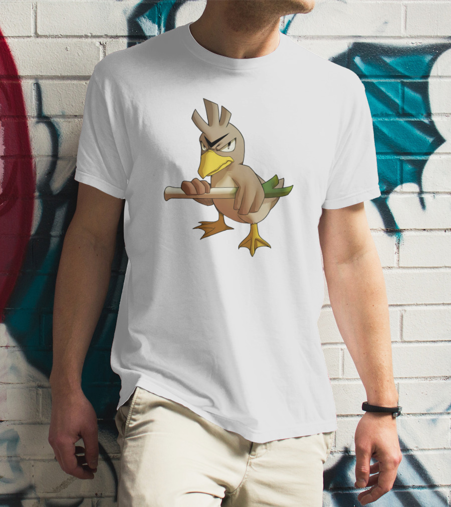 Farfetch'd Pokémon Holding Leek T-Shirt