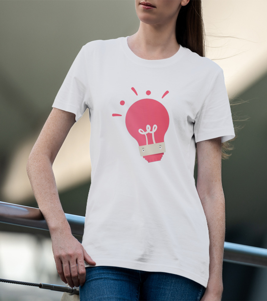 Create Light Bulb Icon Creativity Concept T-Shirt