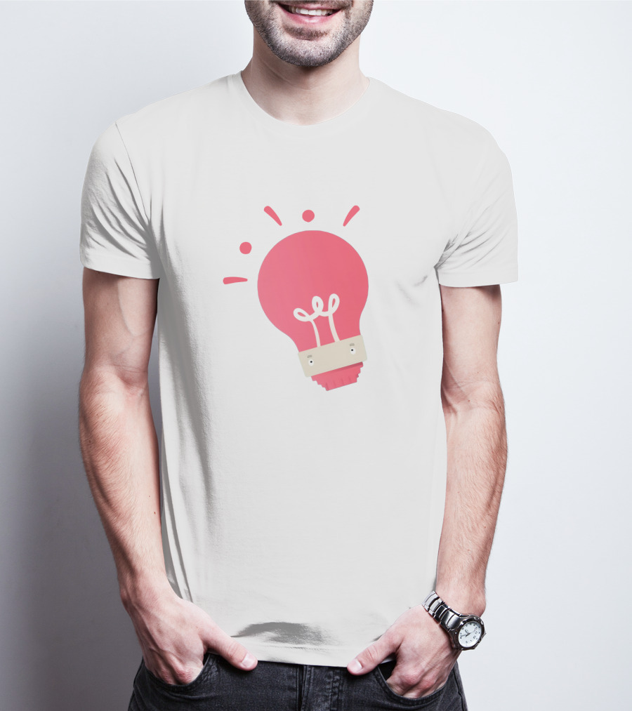 Create Light Bulb Icon Creativity Concept T-Shirt