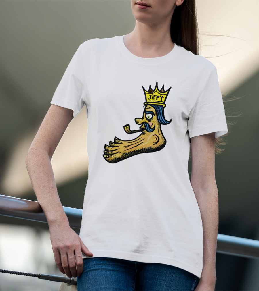 Jiffy J. Jacksonville Crowned Foot With Pipe T-Shirt