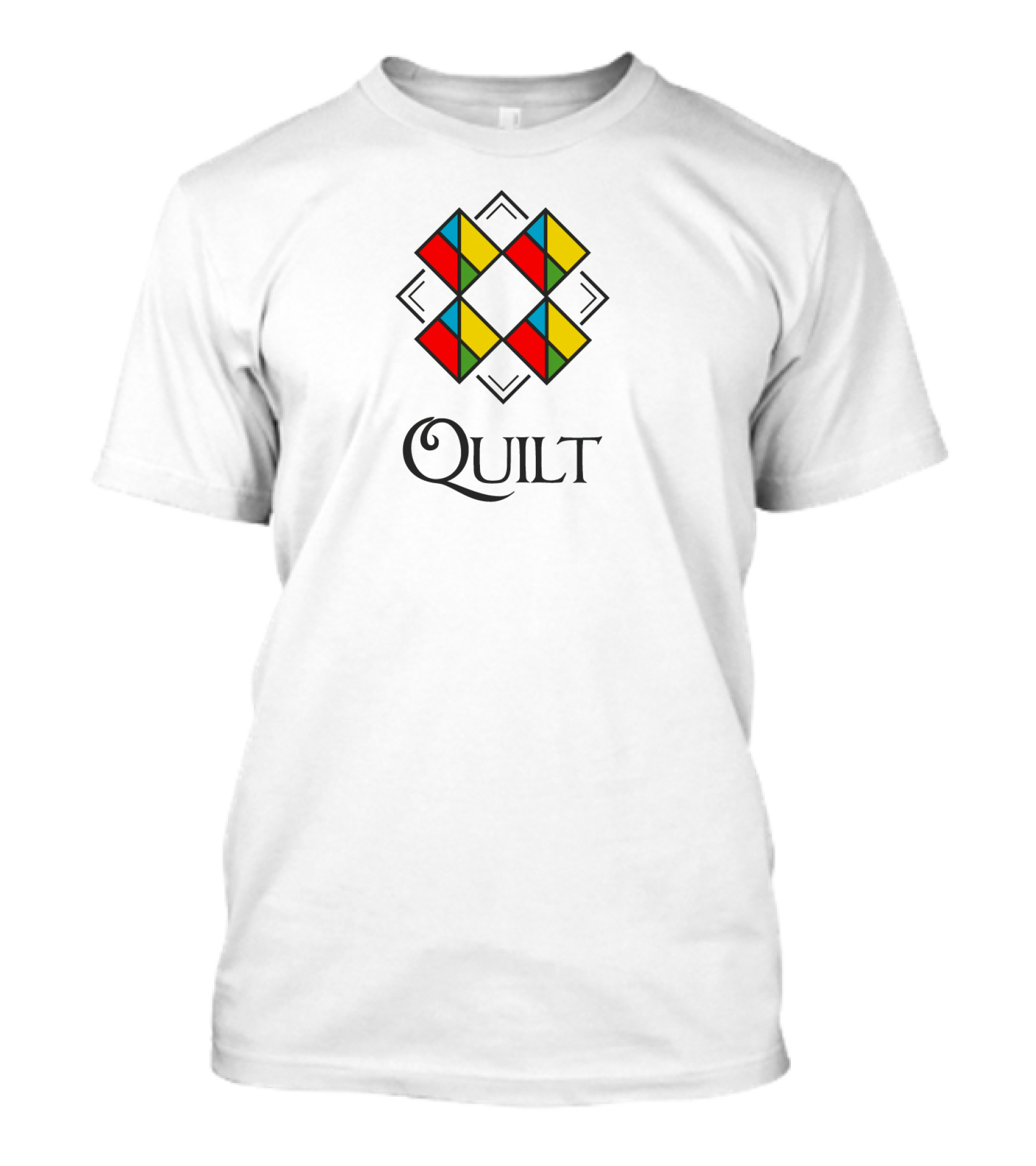 Quilt Colorful Geometric T-Shirt