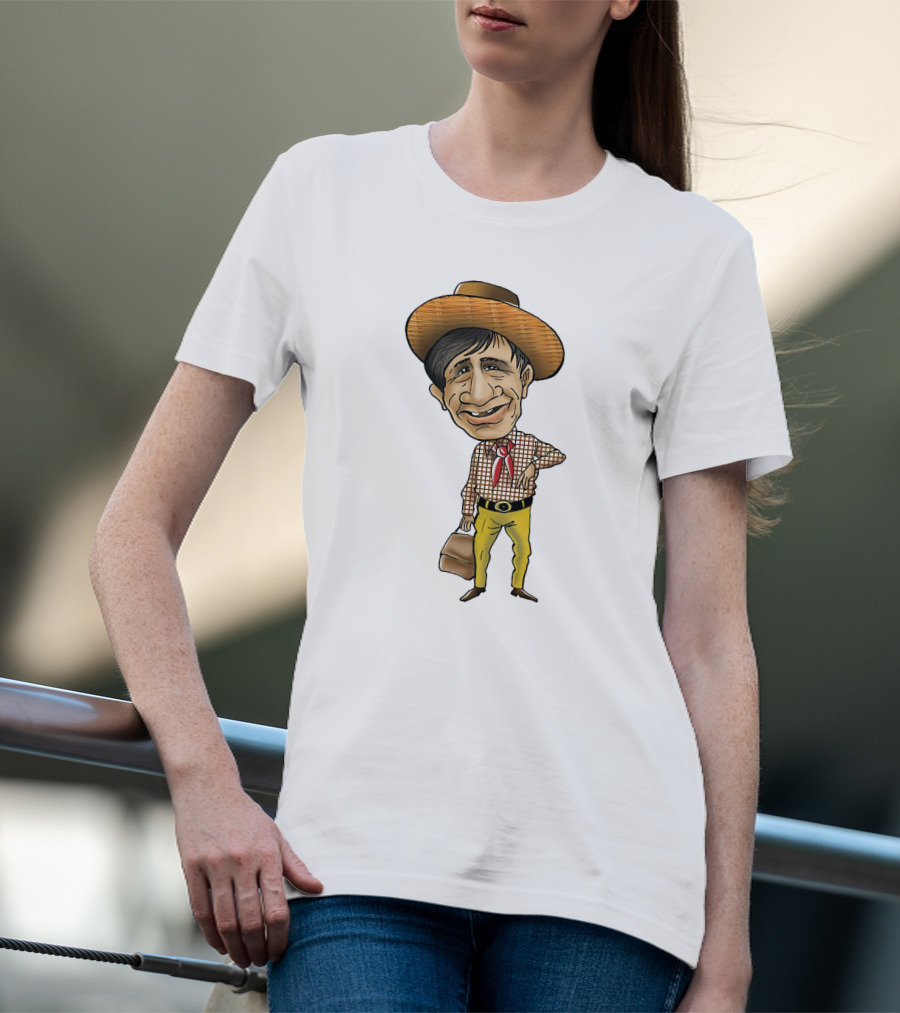 Dev Anand Caricature Cowboy T-Shirt