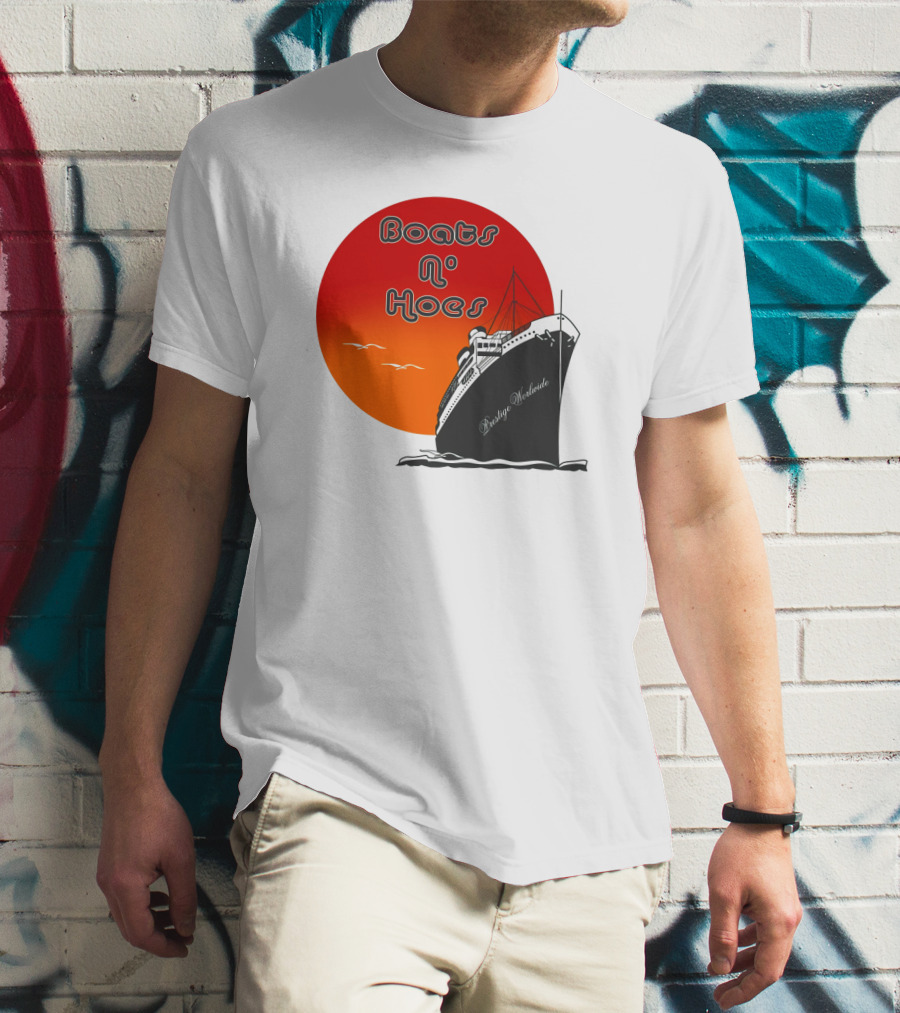 Boats N' Hoes Prestige Worldwide Step Brothers Sun Cruise T-Shirt