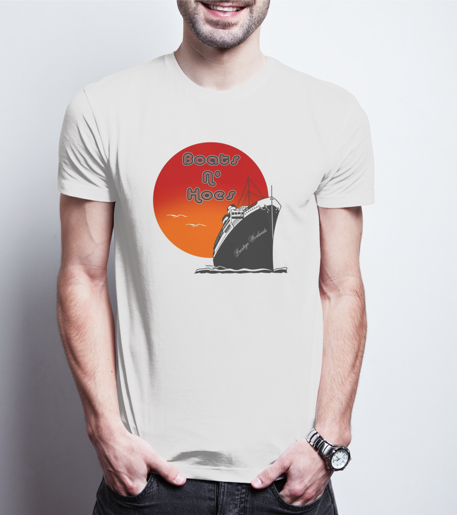 Boats N' Hoes Prestige Worldwide Step Brothers Sun Cruise T-Shirt