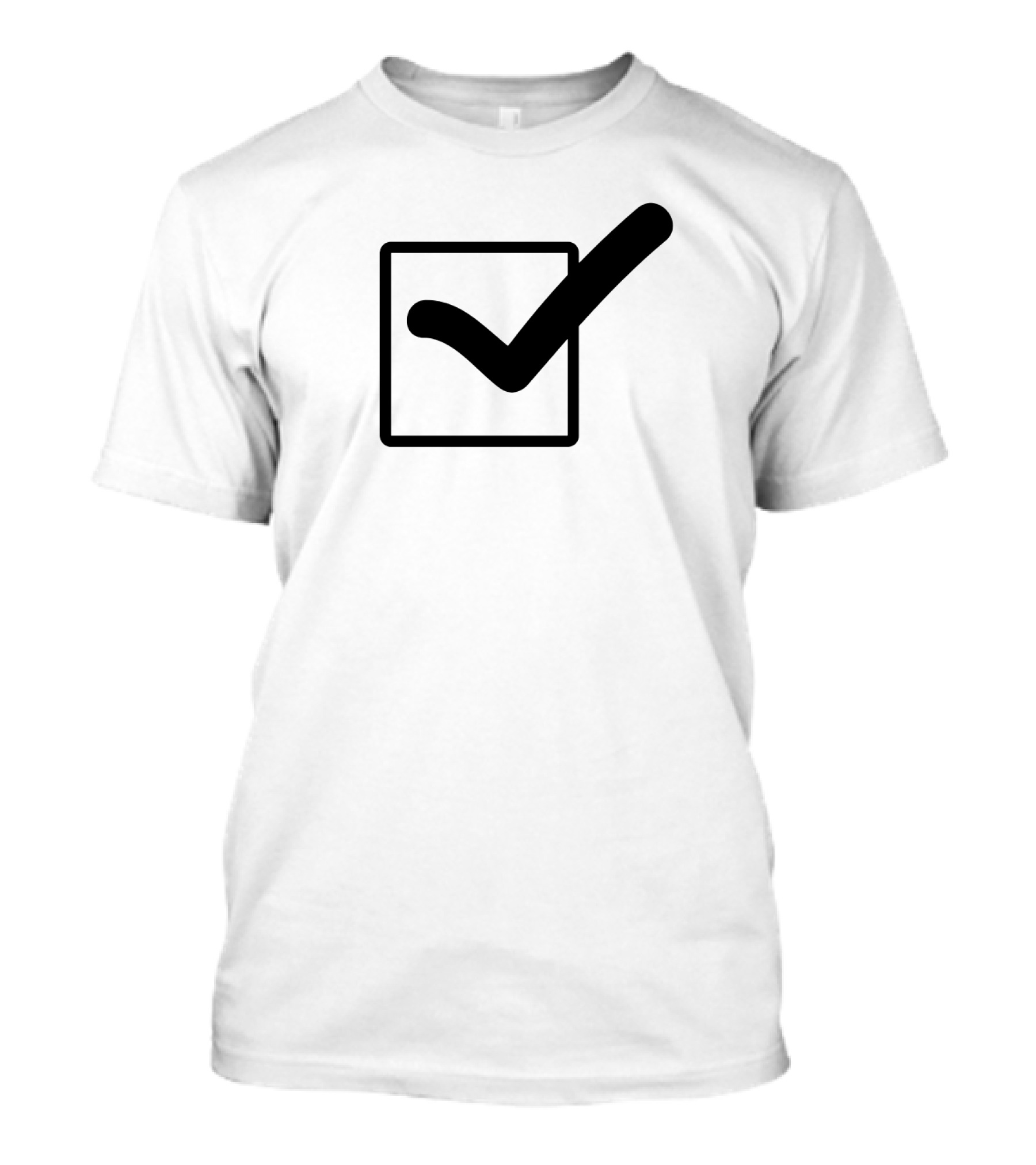 Check Mark Icon In Square Box T-Shirt