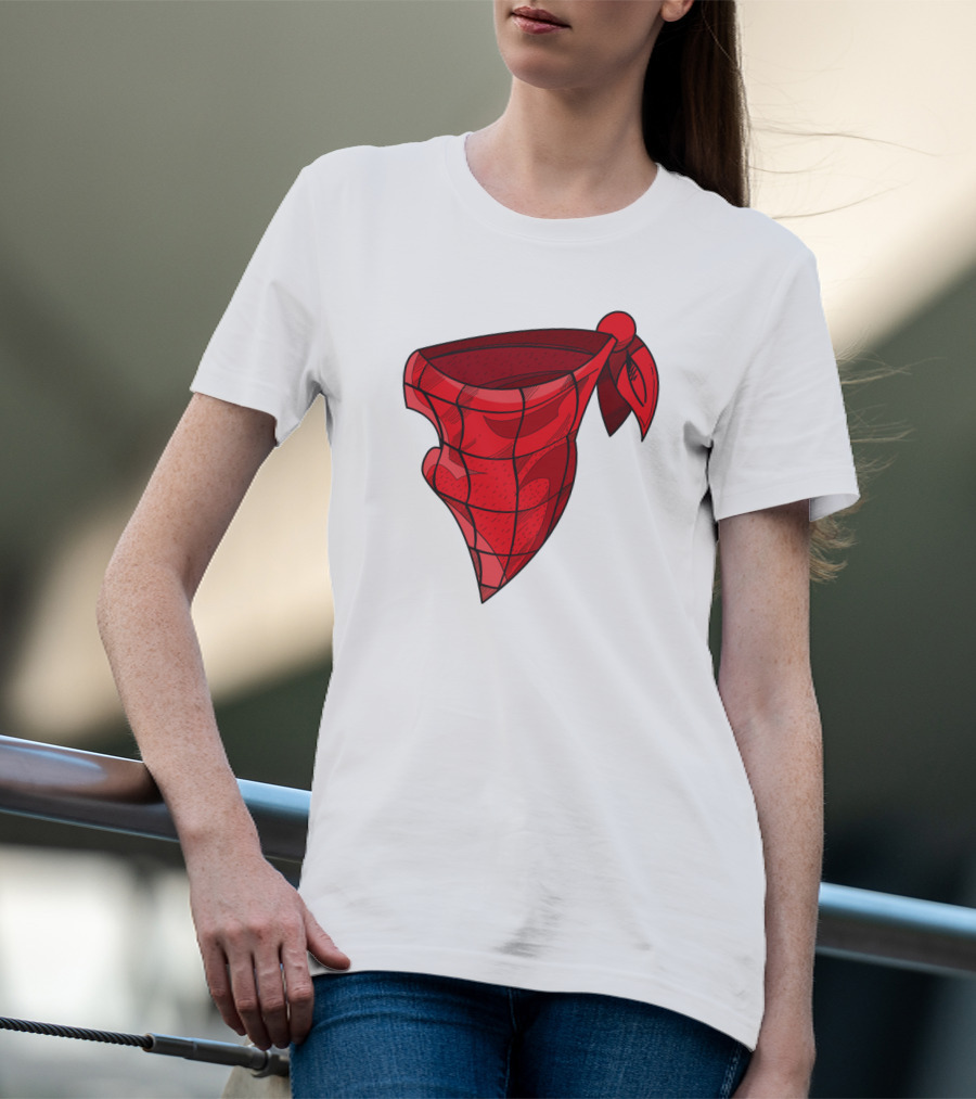 Bandana Paisley Red Scarf T-Shirt