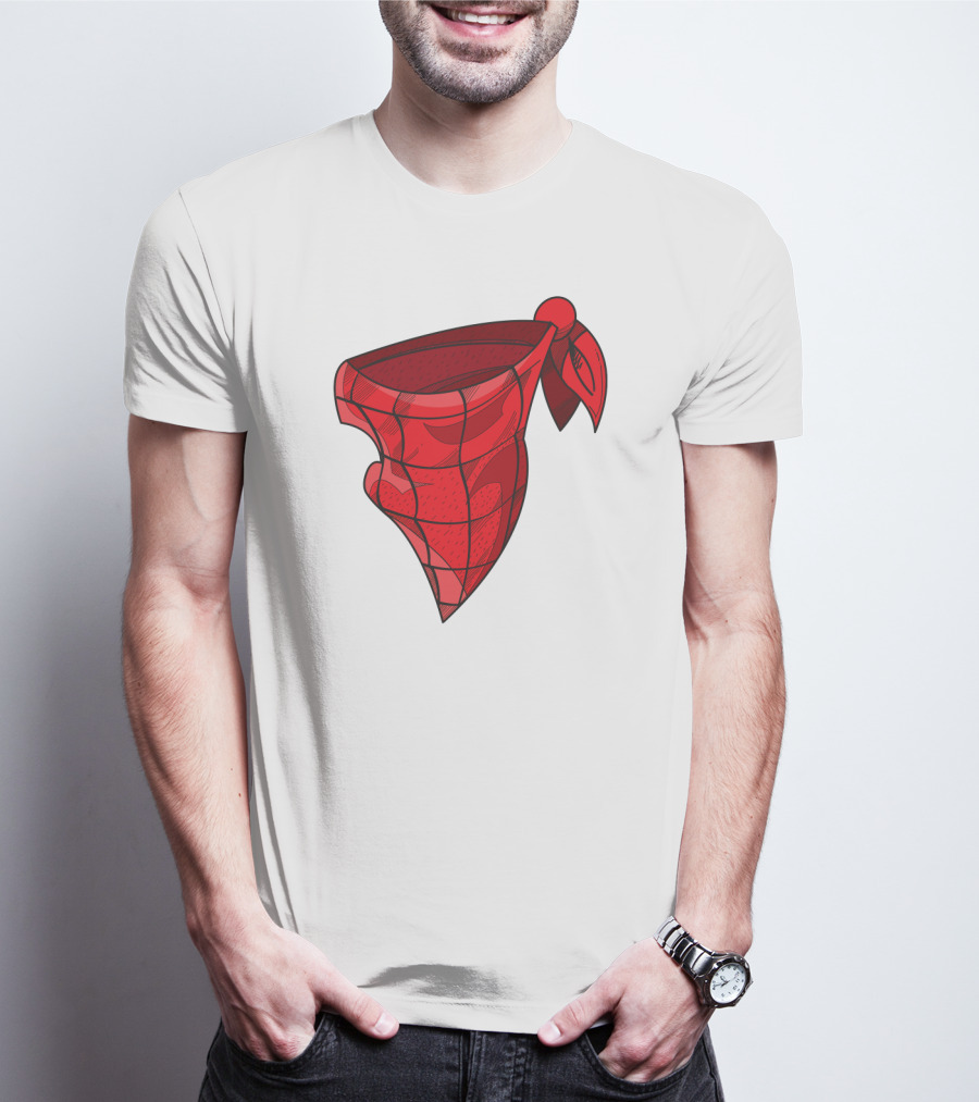 Bandana Paisley Red Scarf T-Shirt