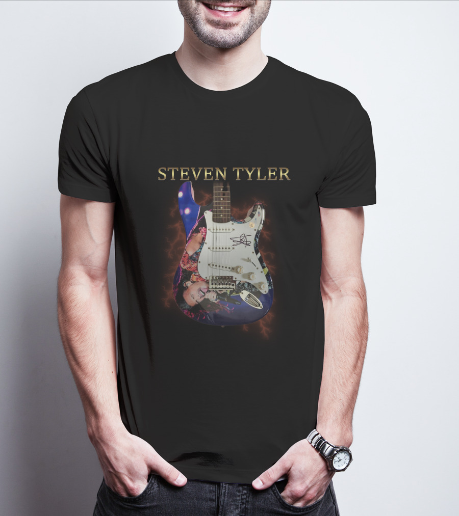 Steven Tyler Guitar T-Shirt