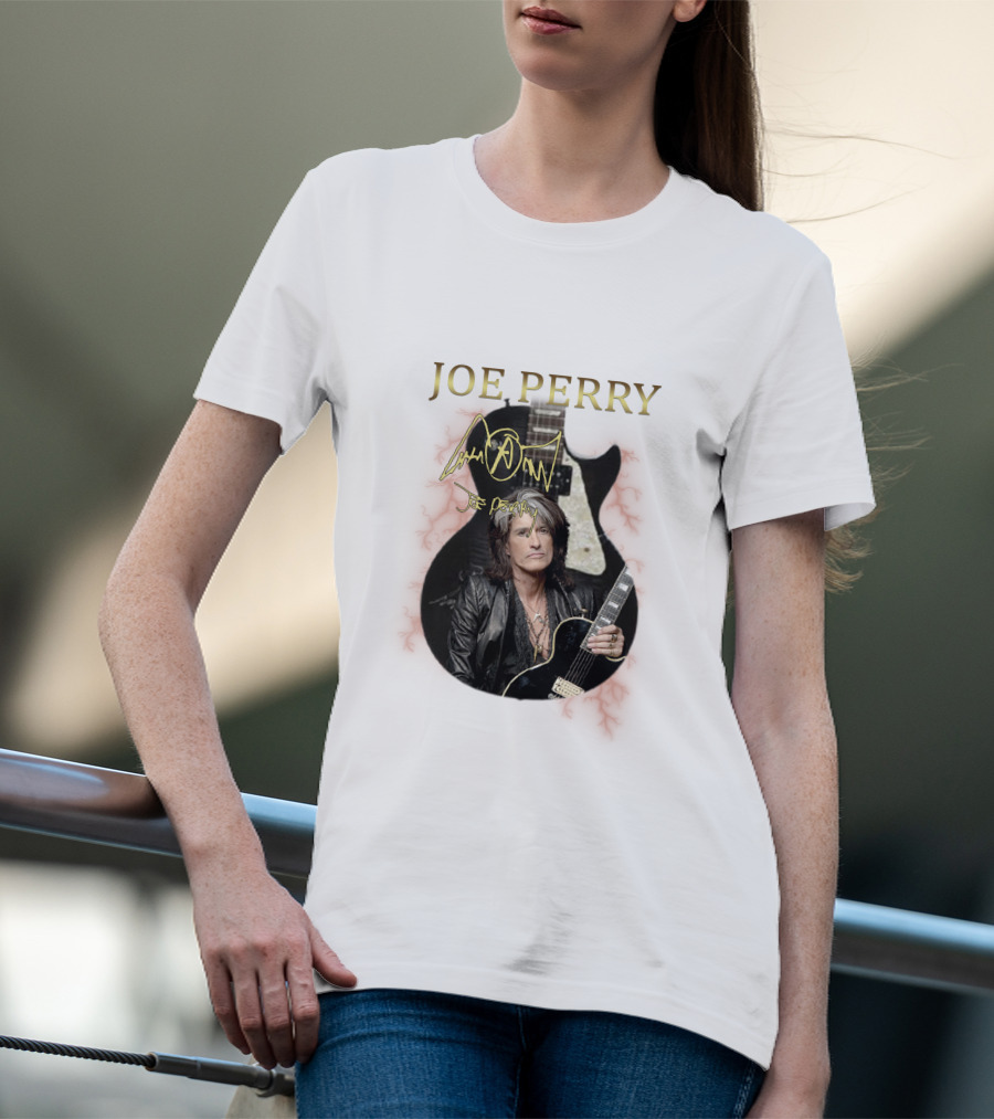 Joe Perry Aerosmith Signature Guitar Iconic T-Shirt