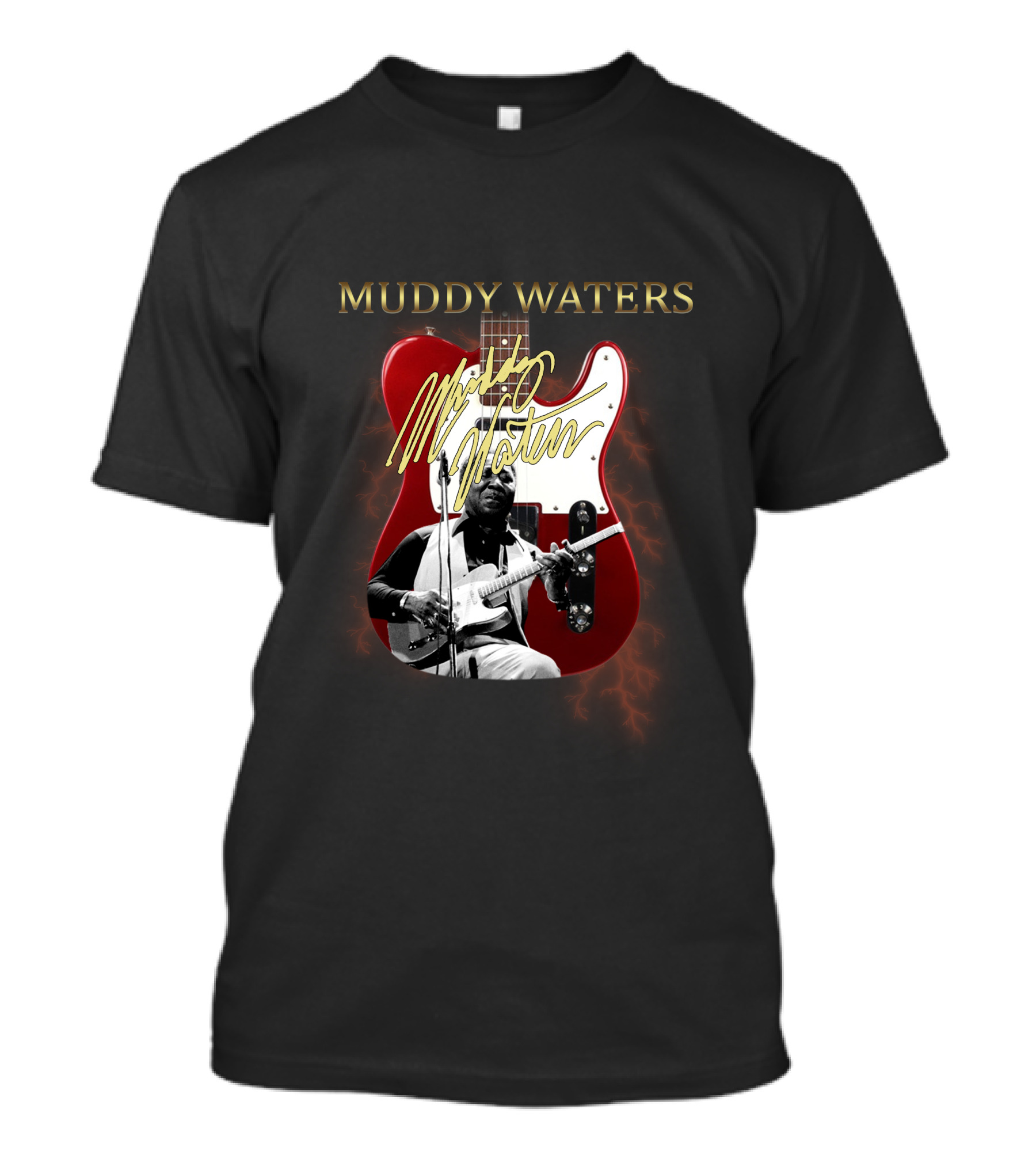 Muddy Waters Guitar Signature Red Telecaster T-Shirt