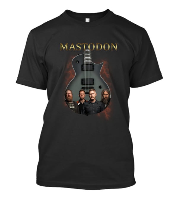 Mastodon Guitar Band Members Electric Lightning T-Shirt