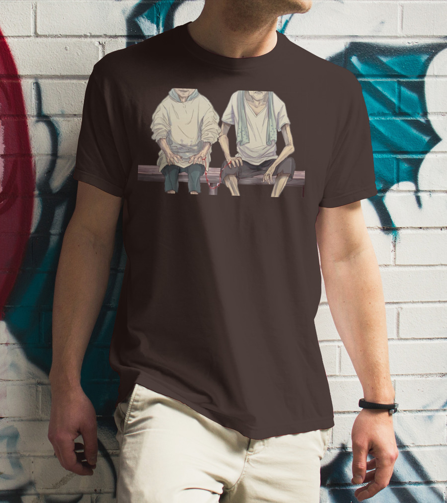 Grow Old With You Elderly Couple Sitting Together T-Shirt