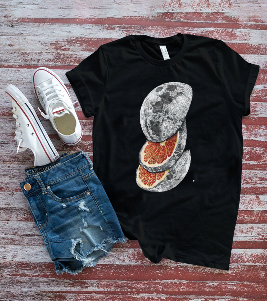 LEMON MOON Space Citrus Fusion With Blood Orange Layers T-Shirt
