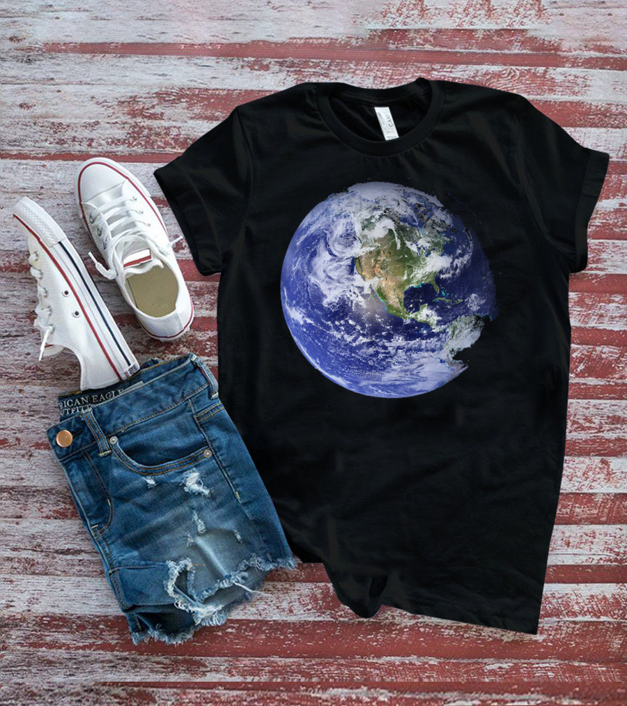 Earth Planet Our Home Image In The University T-Shirt