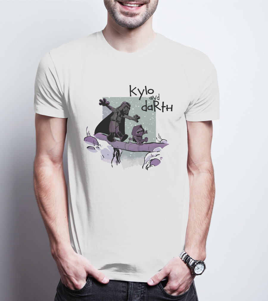 Kylo And Darth Snowy Adventure T-Shirt