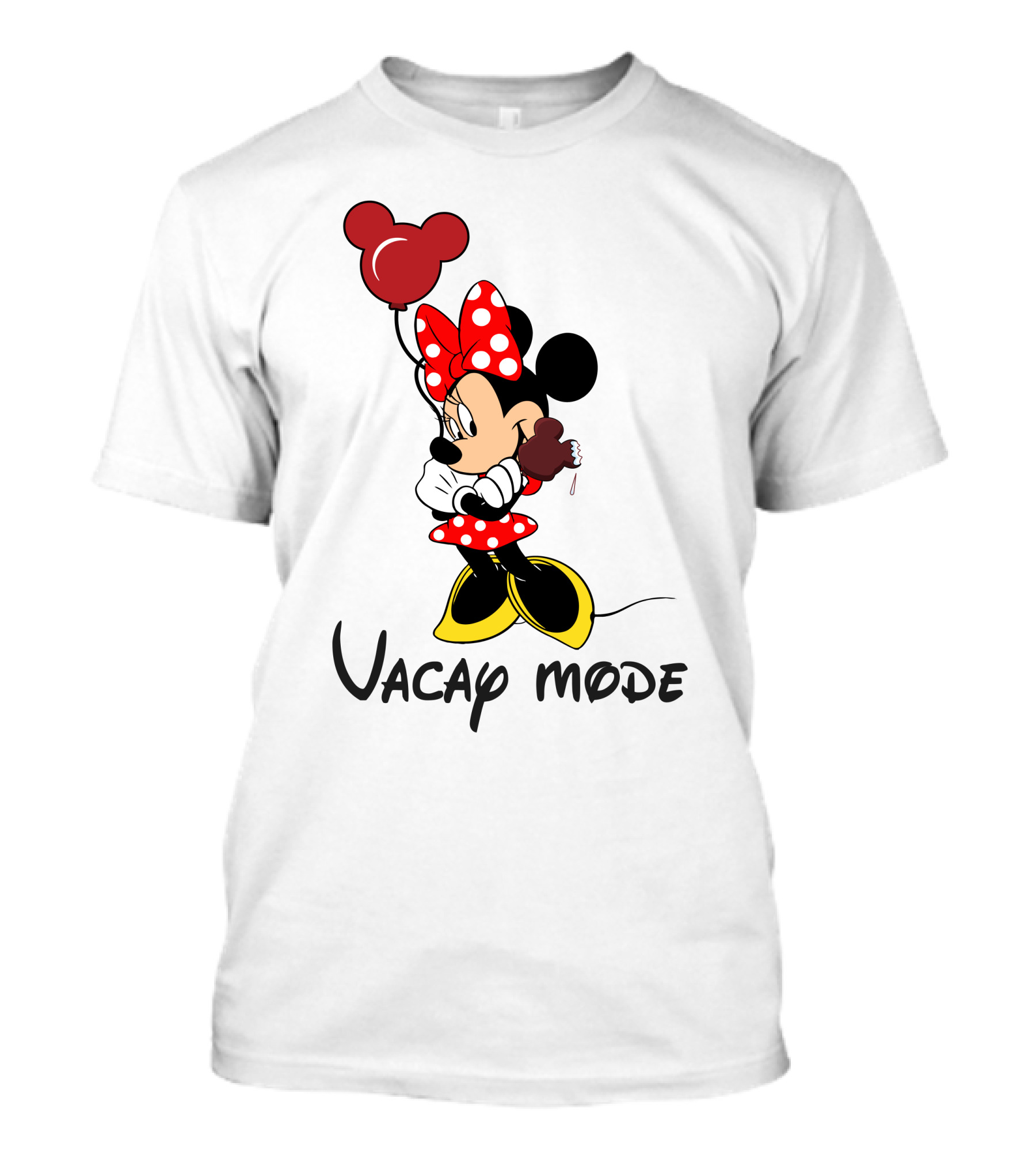 Disney Minnie Mouse Vacay Mode Balloon And Ice Cream T-Shirt