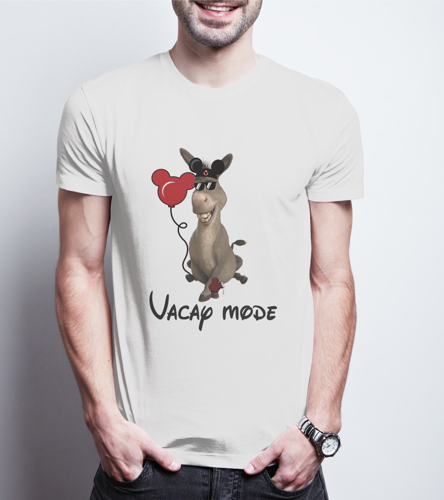 Vacay Mode Donkey With Balloon T-Shirt
