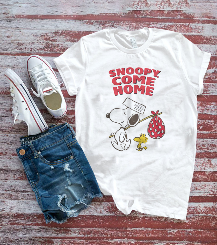 Snoopy Come Home Peanuts Vintage Cartoon T-Shirt