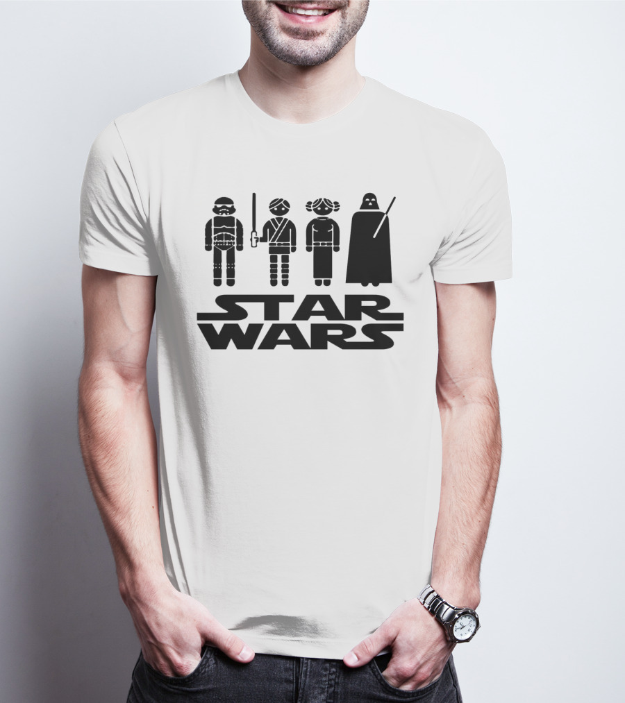 Star Wars Characters Icons Tatertots And Jello T-Shirt