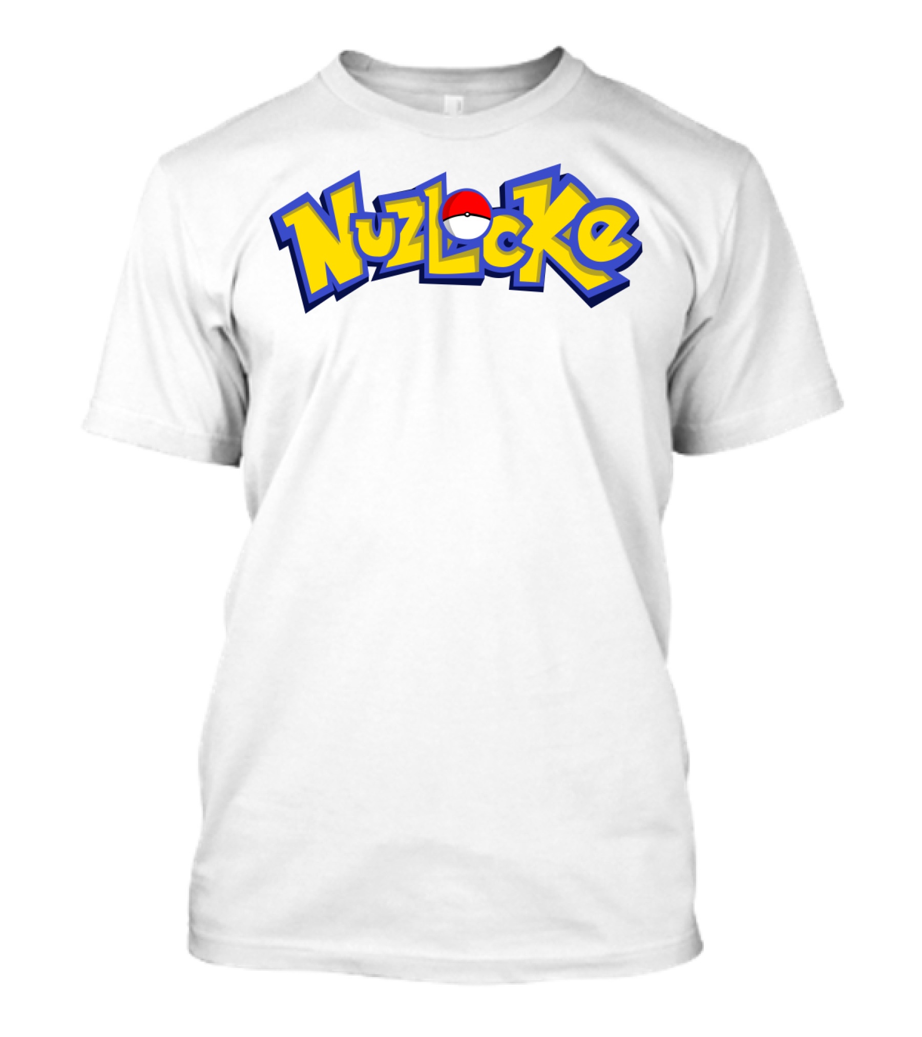 Nuzlocke Challenge Styled In Classic Iconic Font T-Shirt