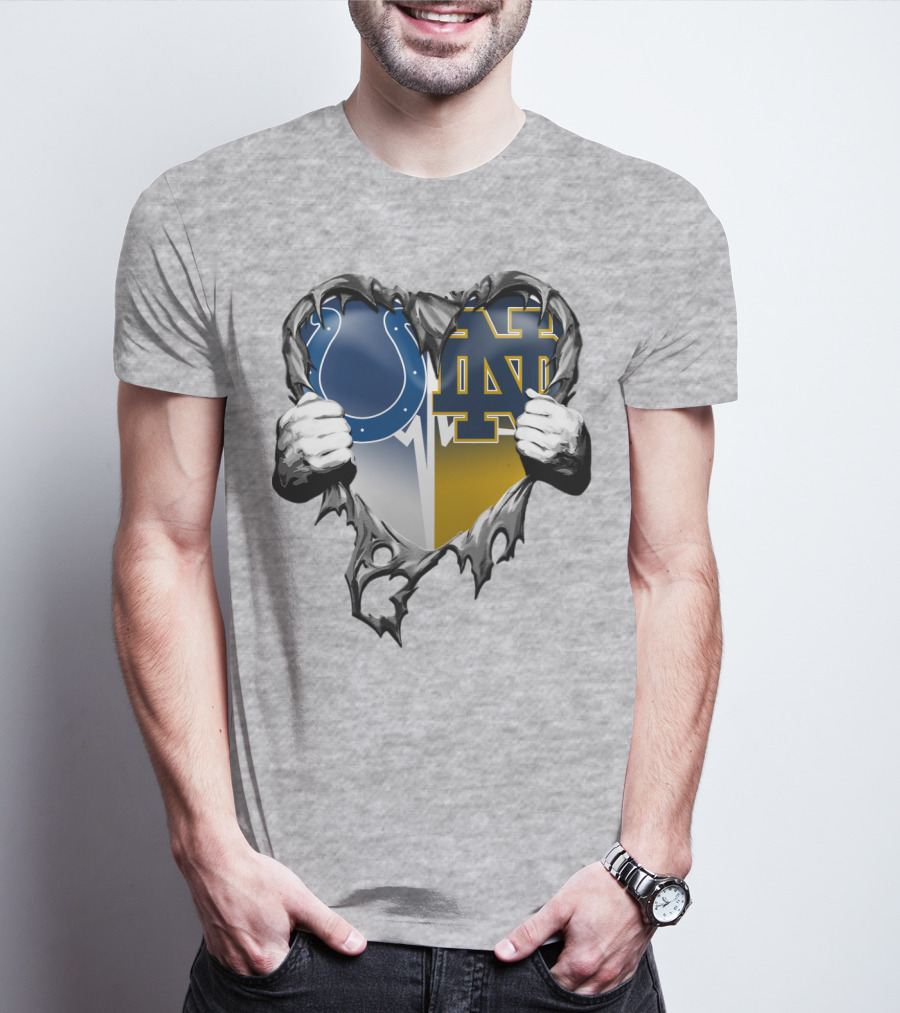 Colts Notre Dame Heart T-Shirt