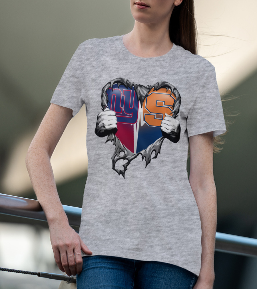 Ny Giants Syracuse Heart T-Shirt