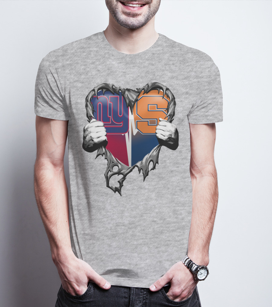 Ny Giants Syracuse Heart T-Shirt