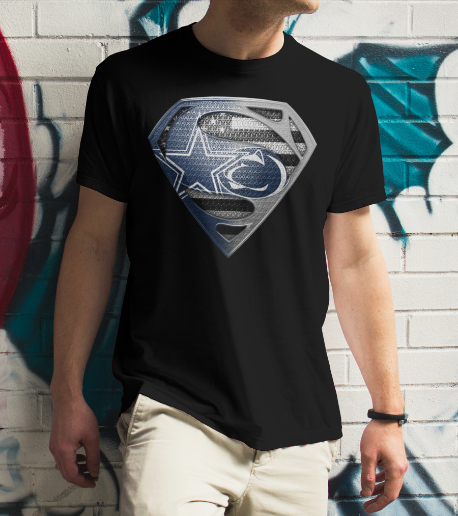 Nfl Dallas Cowboys Superman Logo Fusion T-Shirt