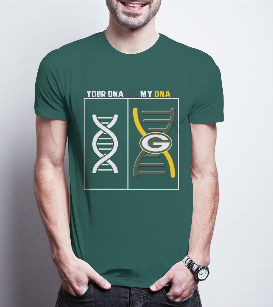 Green Bay Packers Your Dna My Dna T-Shirt